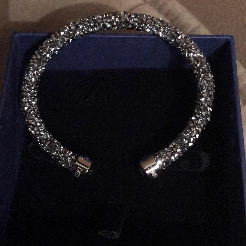 Gorgeous Swarovski crystal dust cuff- bracelet!!